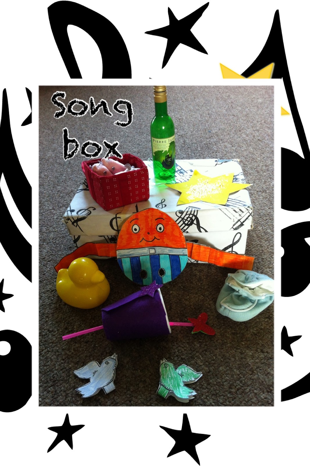 Early language skills through play....... Song box....